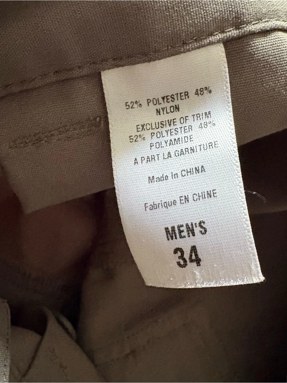 Patagonia Mens 34x30 Continental Cargo Hiking Pants Outdoor Hiking 56021 Green